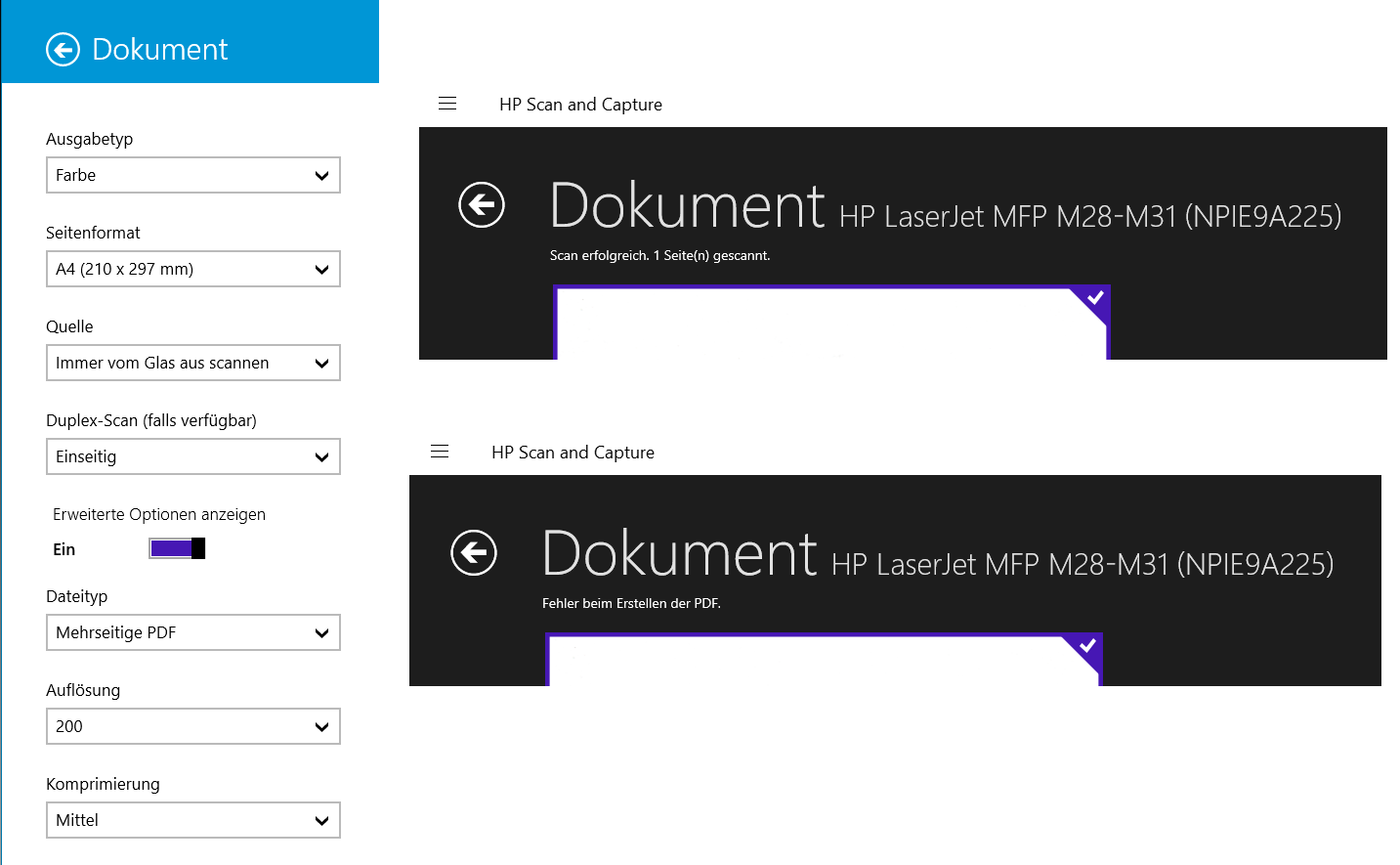 Error creating PDF - HP Support Community - 8719860
