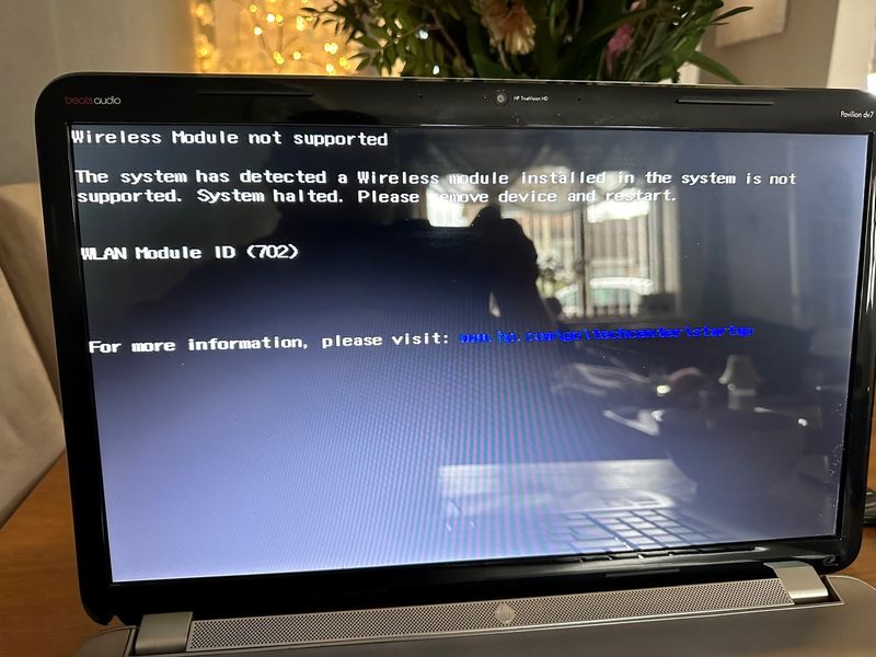 this is the screen i get on start up