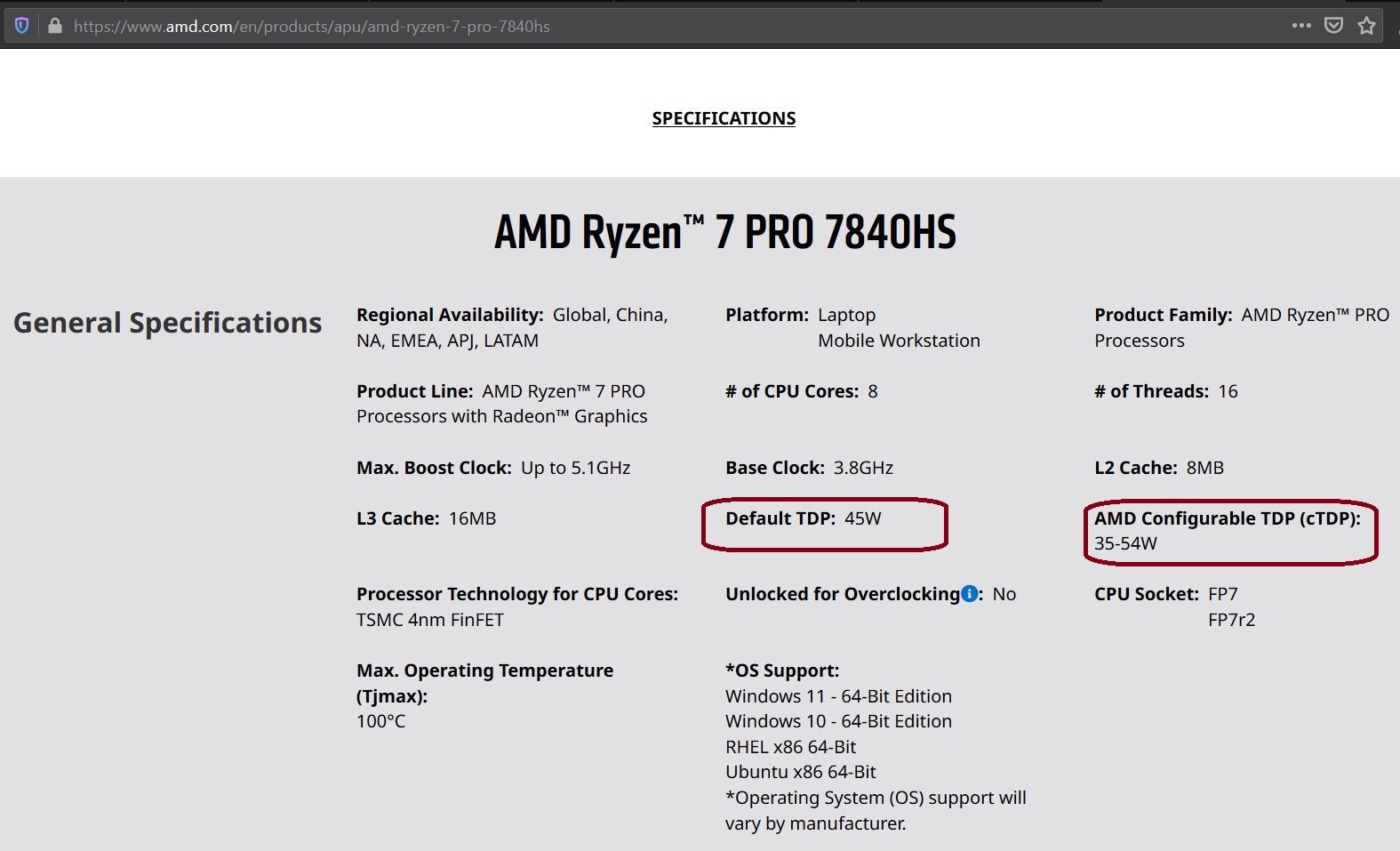 Solved Ryzen 7 7840HS is not running at full speed HP Support