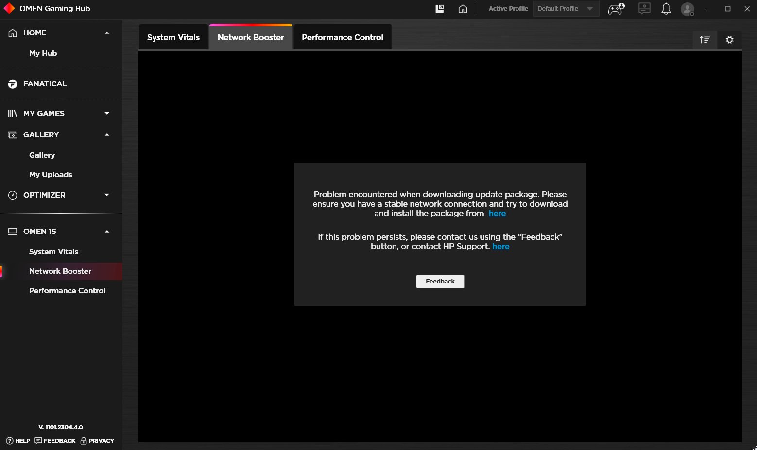 Network Booster Issue HP Support Community 8816775