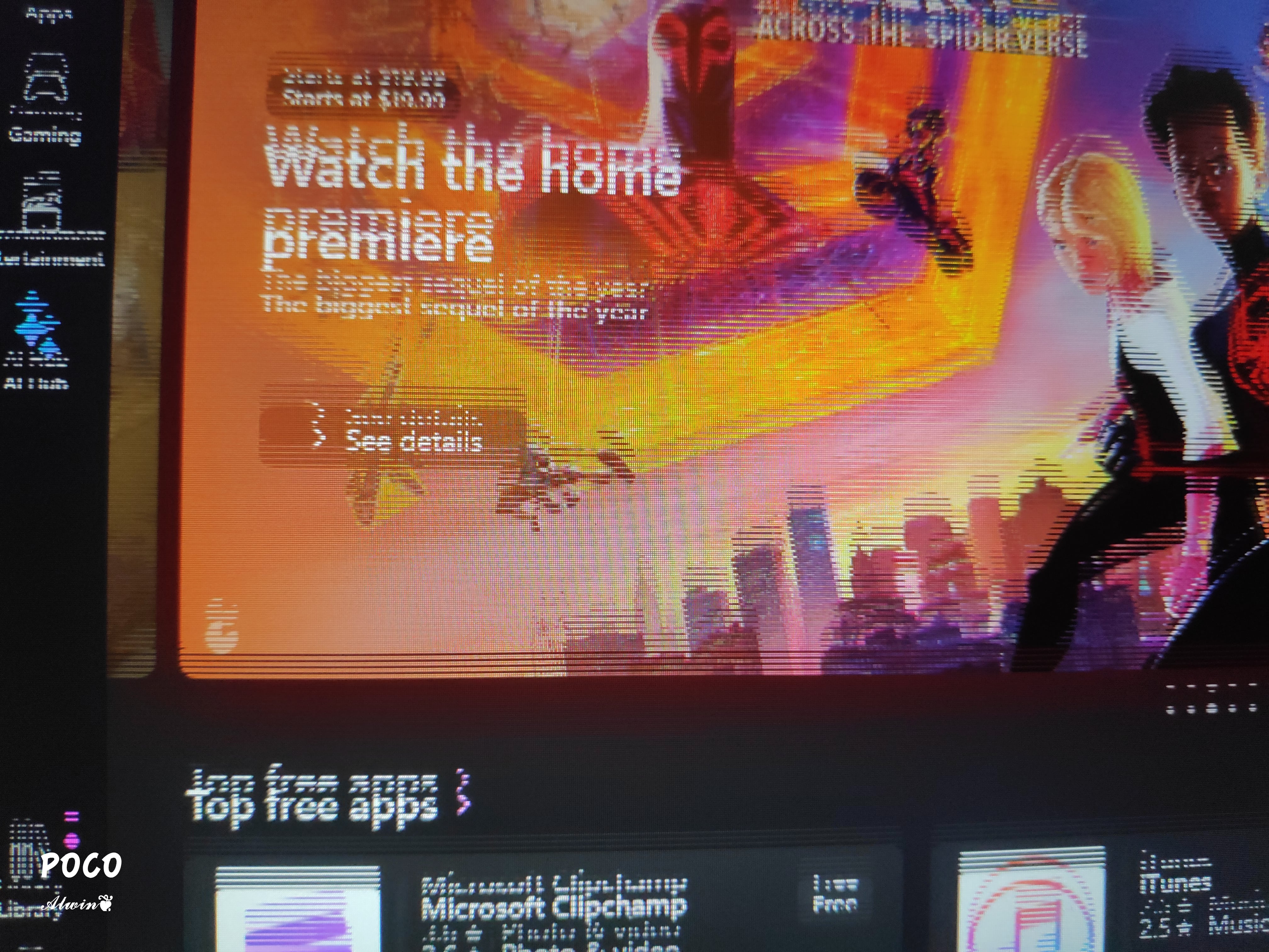 Horizontal line Flickering in internal display - HP Support Community ...