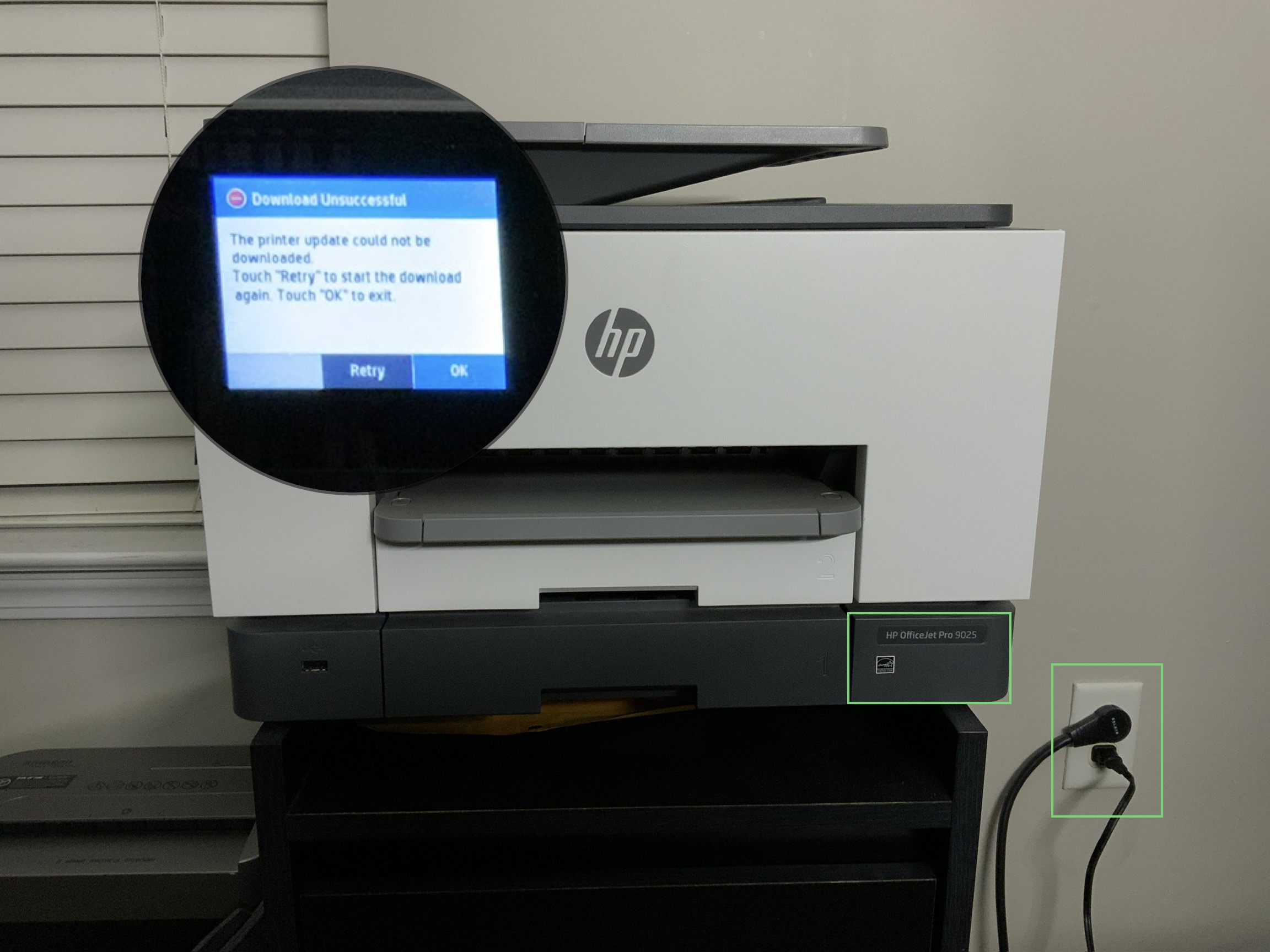 Firmware update for HP Officet Jet 902x printer models triggers