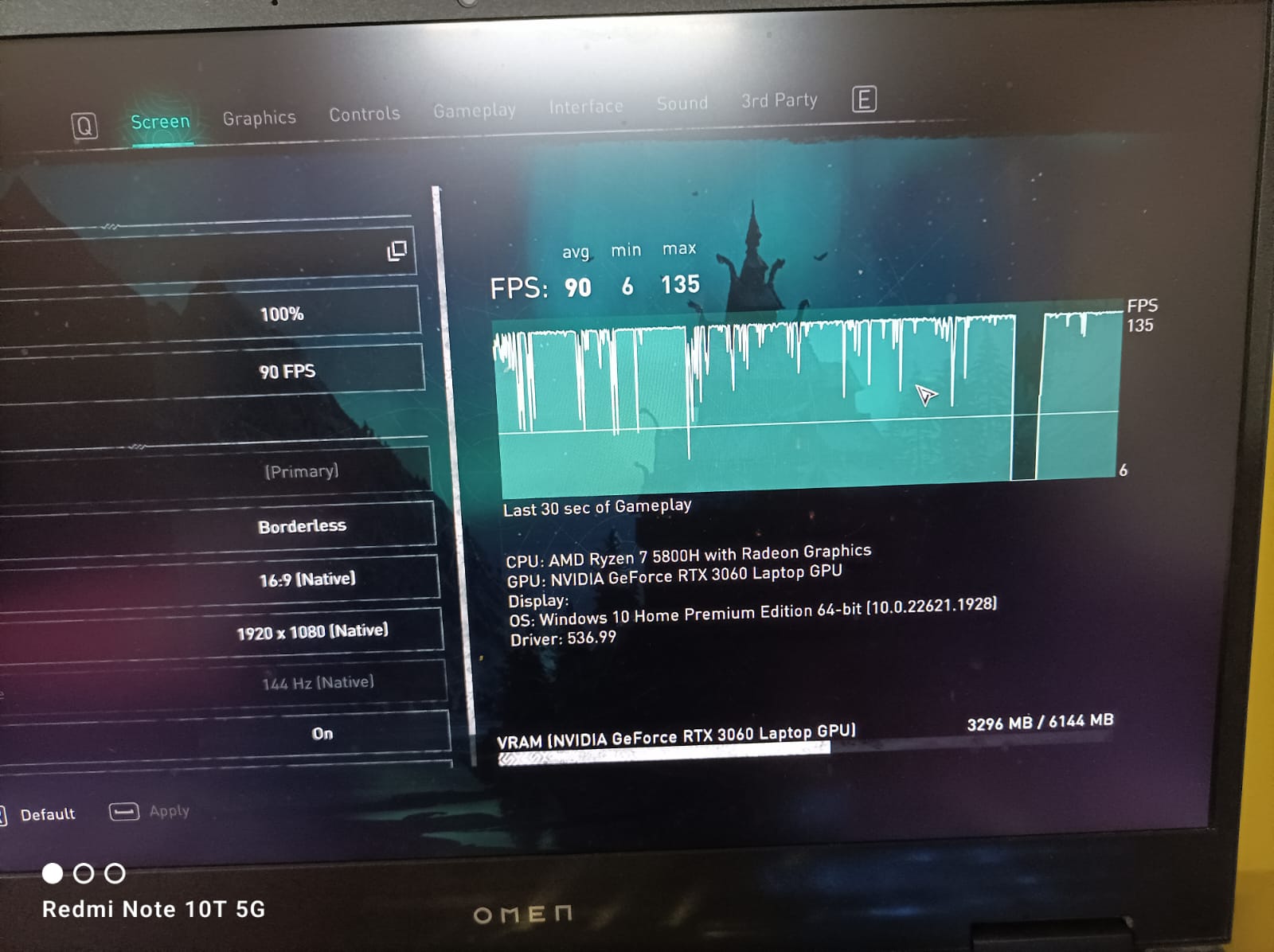 Slutter issue in HP omen 15 2021 Ryzen 7 5800h rtx 3060 - HP Support ...