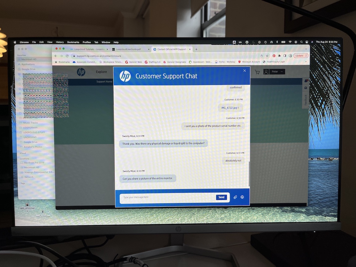 Glitching Screen on M22f FHD Monitor HP Support Community 8845903