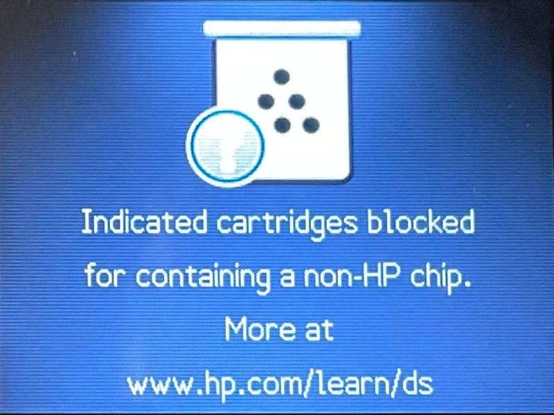 Printer display