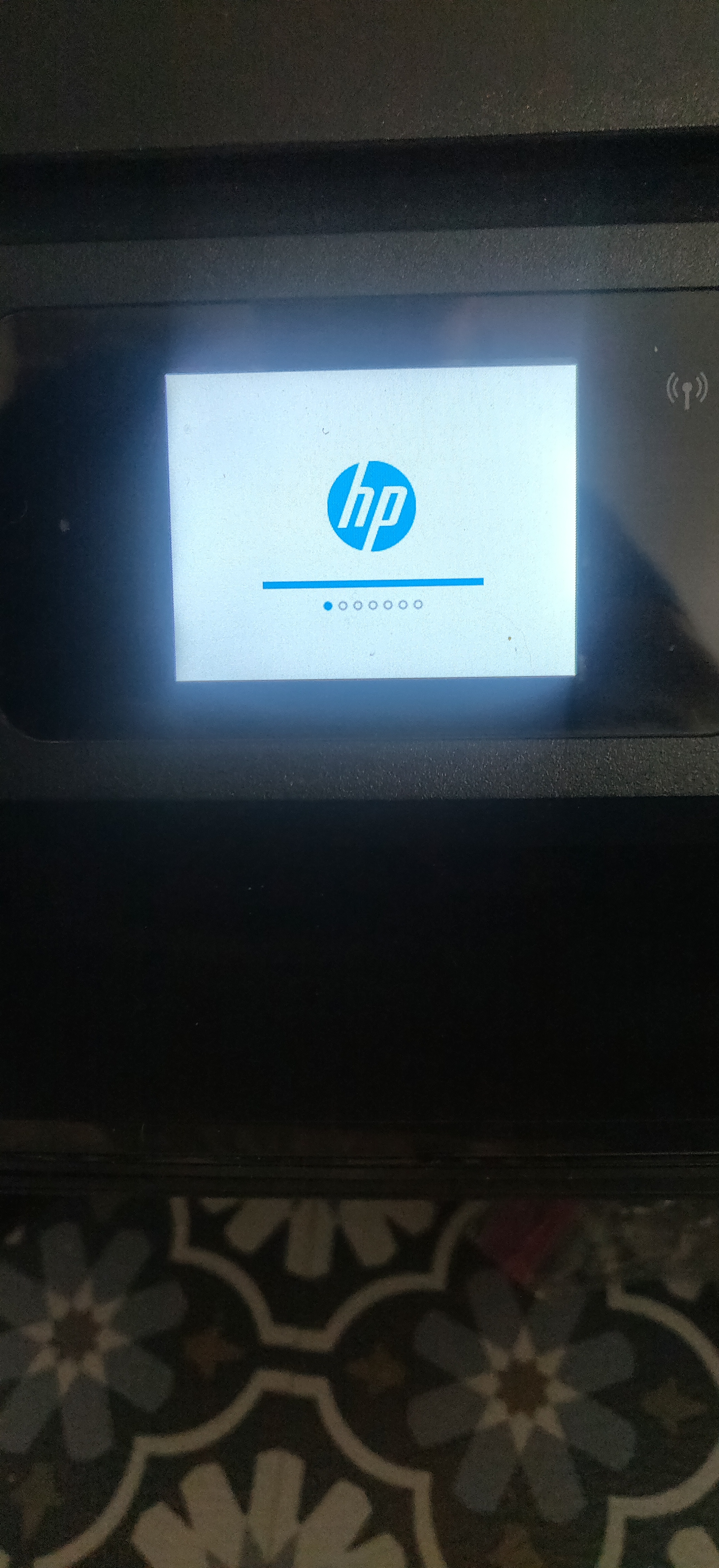 My printer is stuck on the restart screen - HP Support Community - 8848427