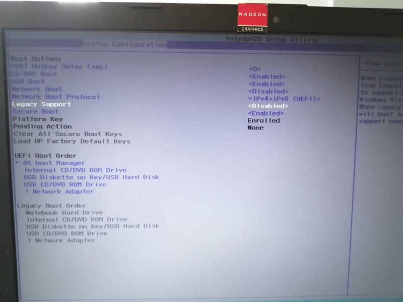 Solved: PC HP Notebook 15-bw012nf, no boot from CD or USB Key - HP Support  Community - 8855079