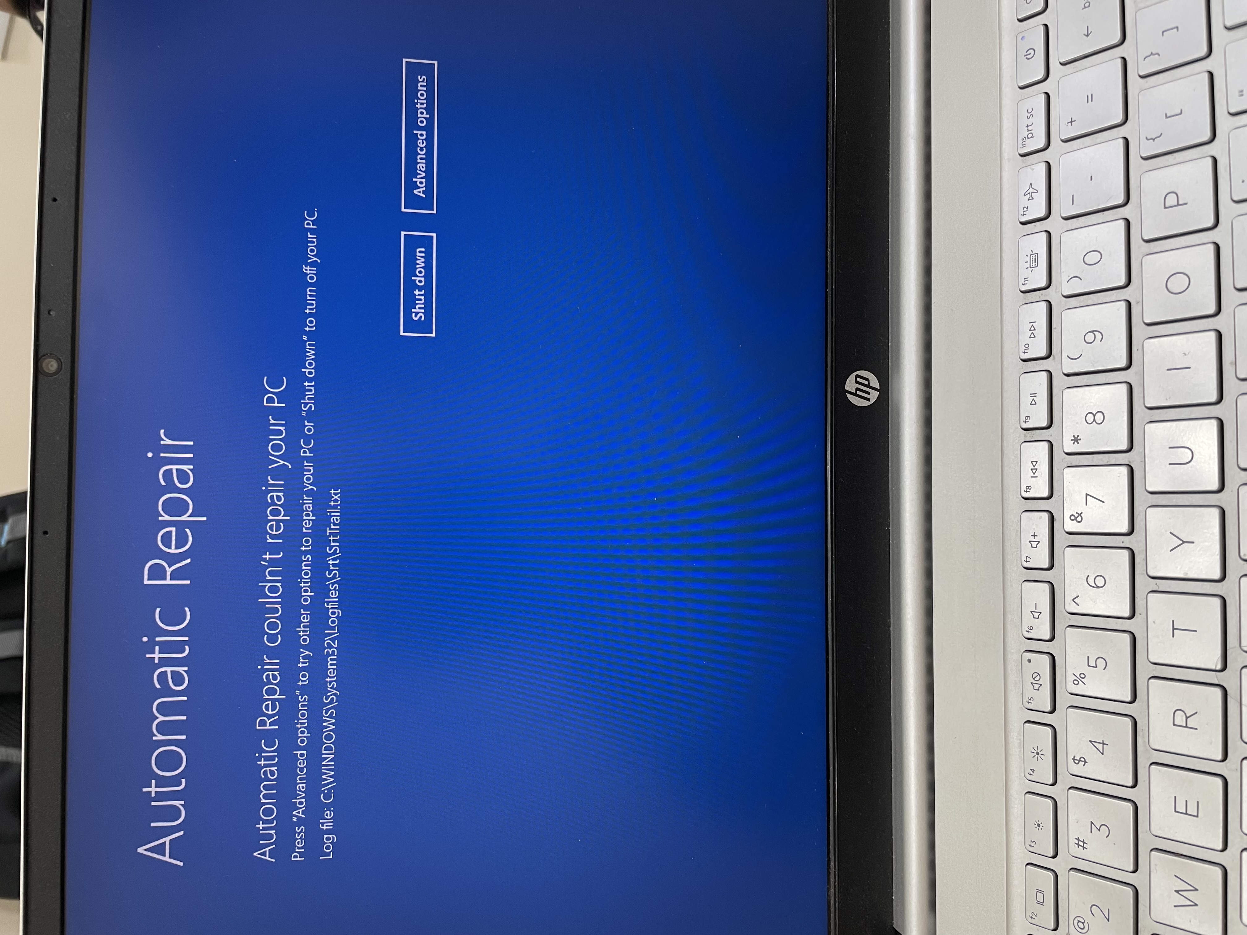 Boot up problem - HP Support Community - 8880038