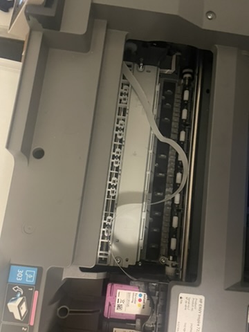 white ribbon HP ENVY Inspire 7220e All-in-One printer - HP Support ...