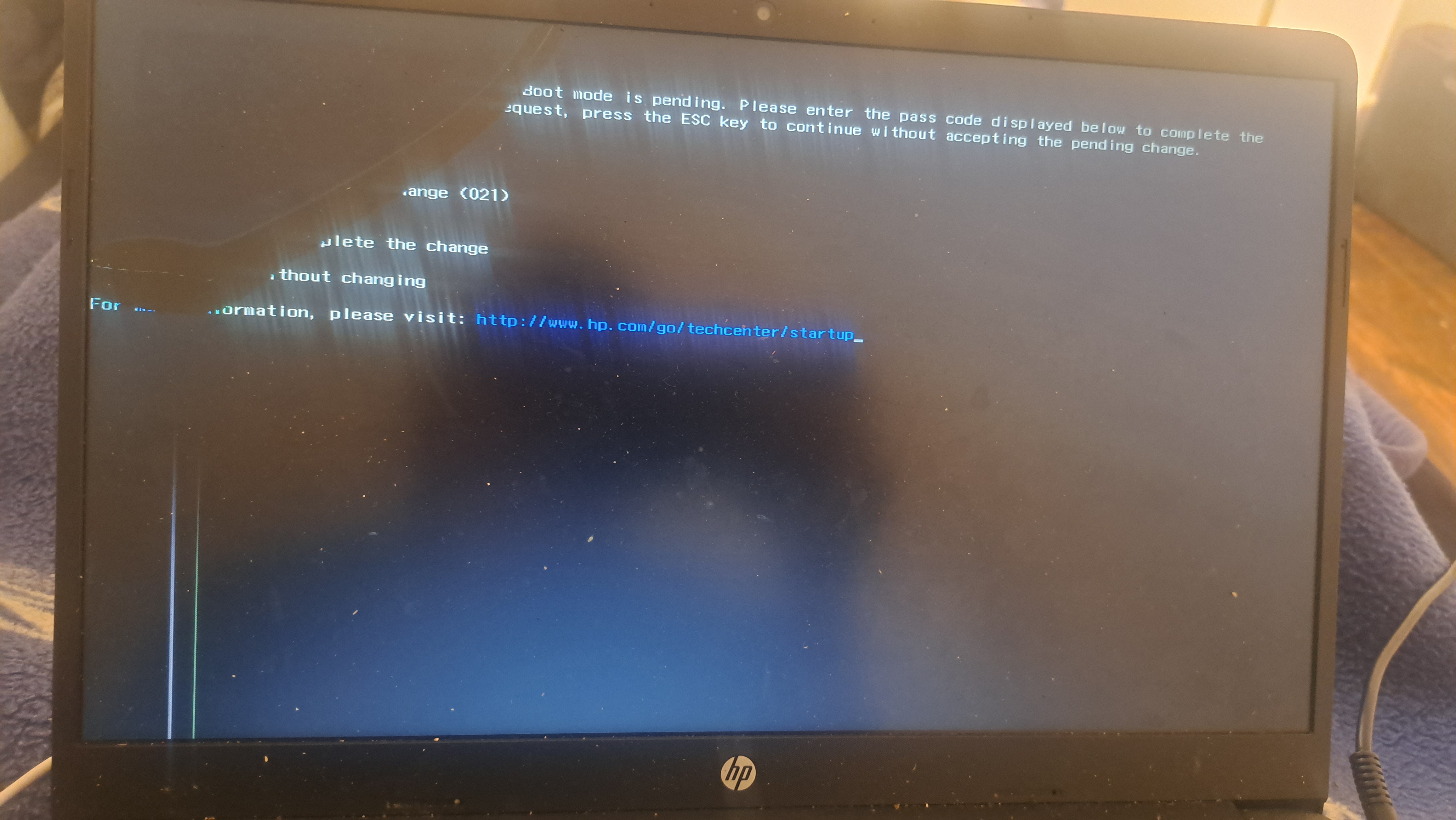 How do I complete an Operating System Boot Mode change? - HP Support ...