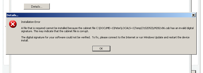 Cant install driver for LaserJet M283fdw under Win XP - HP Support ...
