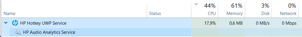 Solved: HP Hotkey UWP Service uses too much CPU - HP Support Community ...