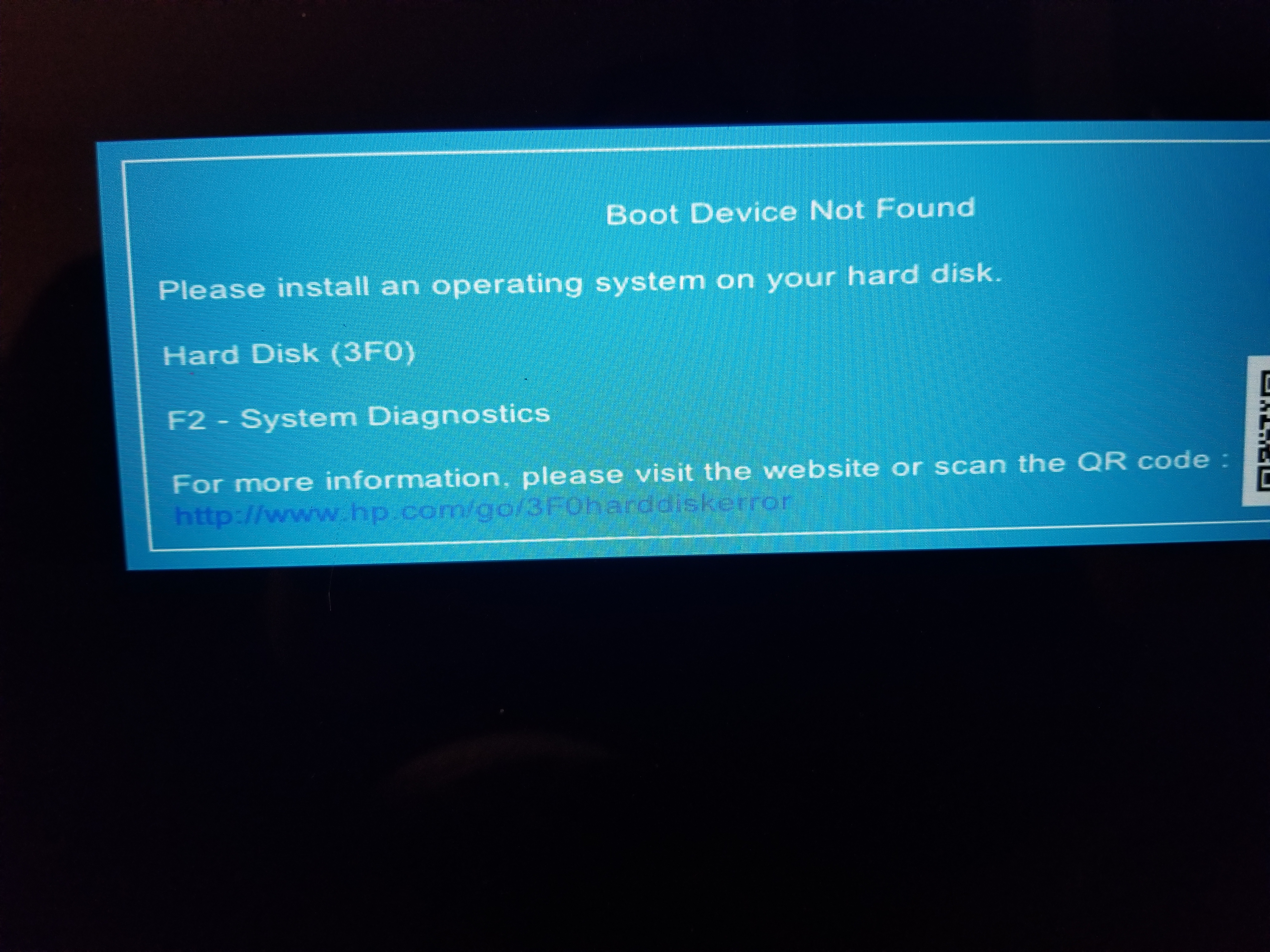 3F0harddiskerror - HP Support Community - 8914551