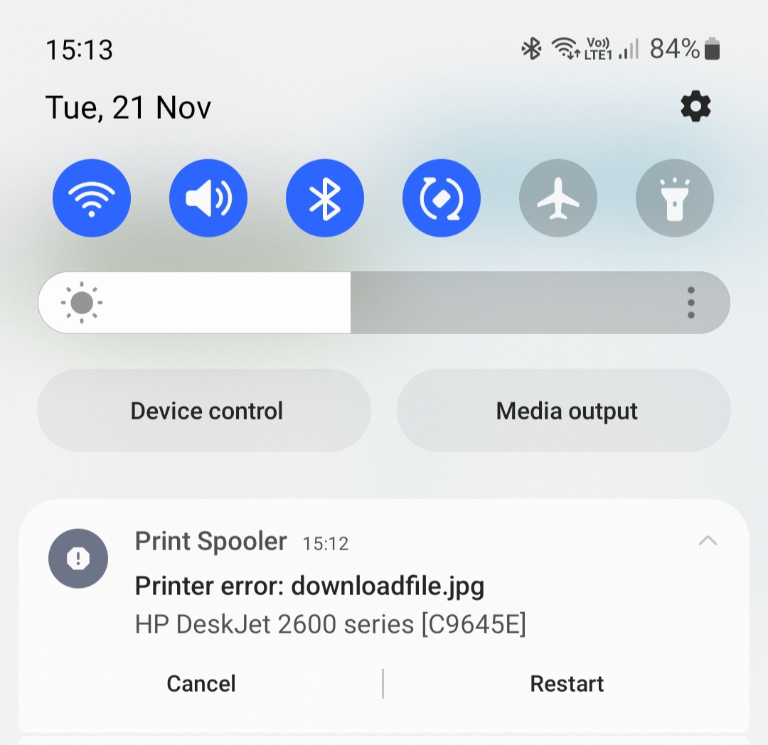 Deskjet 2630 will no longer print from my phone HP Support Community