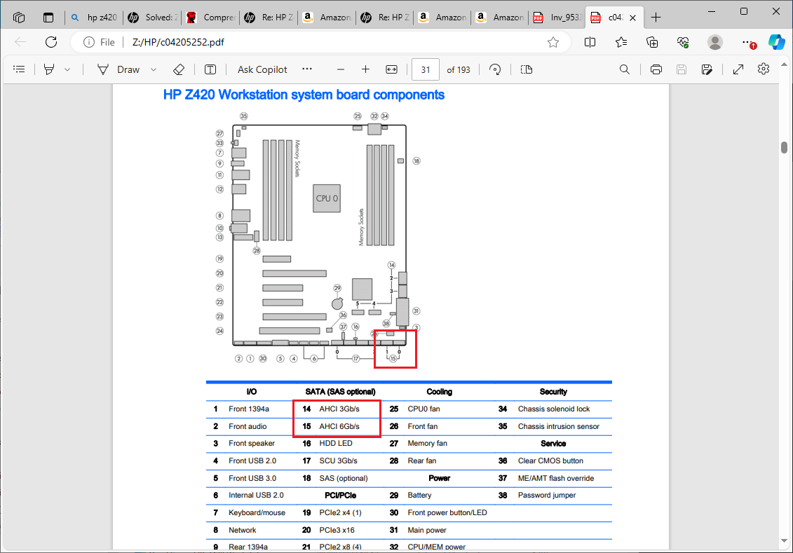 HP Z420 2To HDD - HP Support Community - 8918659
