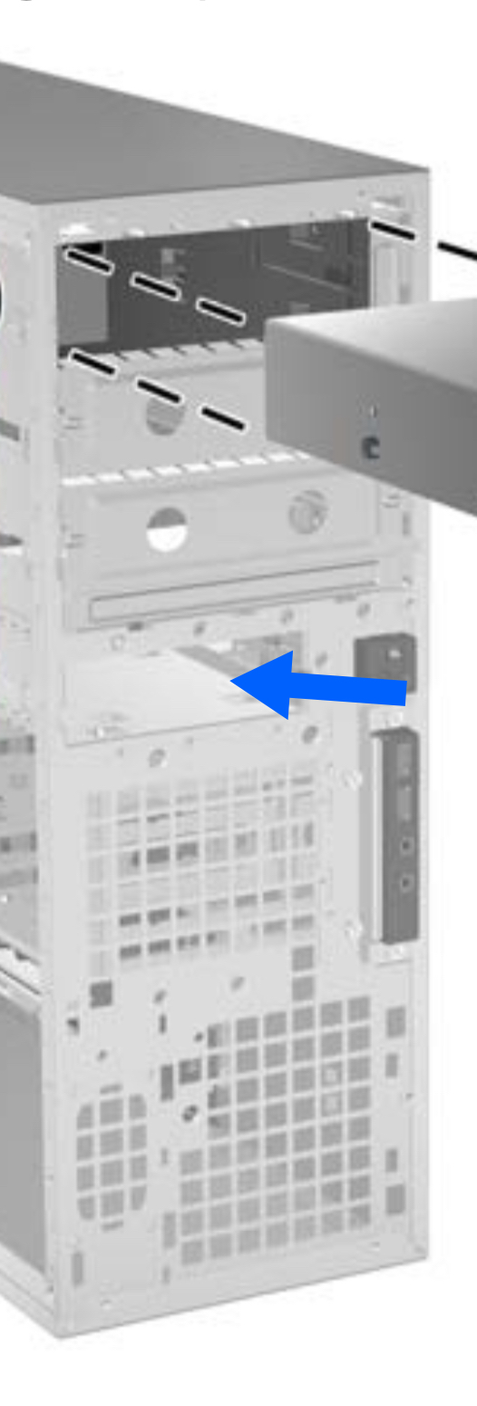 Solved: Z400 3.5in bay, front panel access - HP Support Community - 8949080