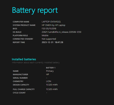 Battery Replacement - HP Support Community - 8952962