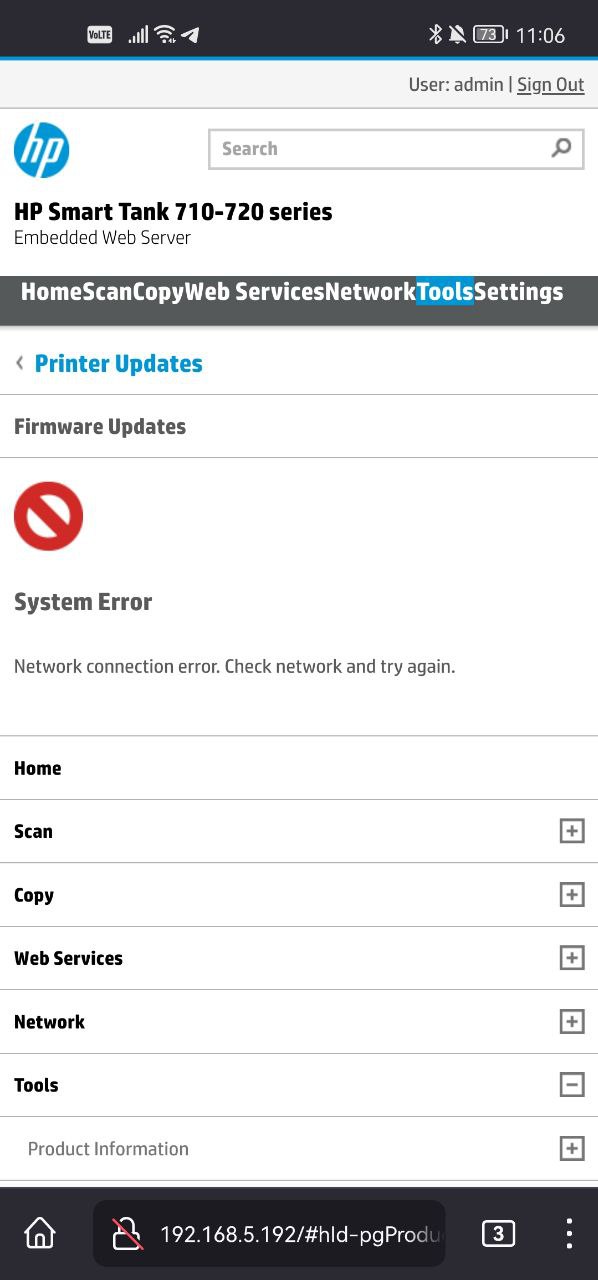 Hp Smart Tank 720 Firmware Problem - HP Support Community - 8956298