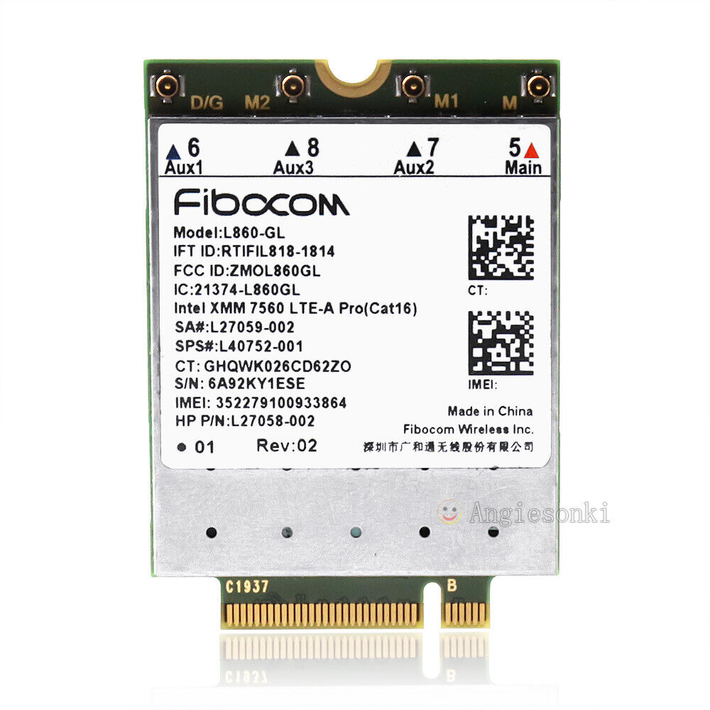 Hi there, is modem Fibocom L860-GL going to be recognized by... - HP ...