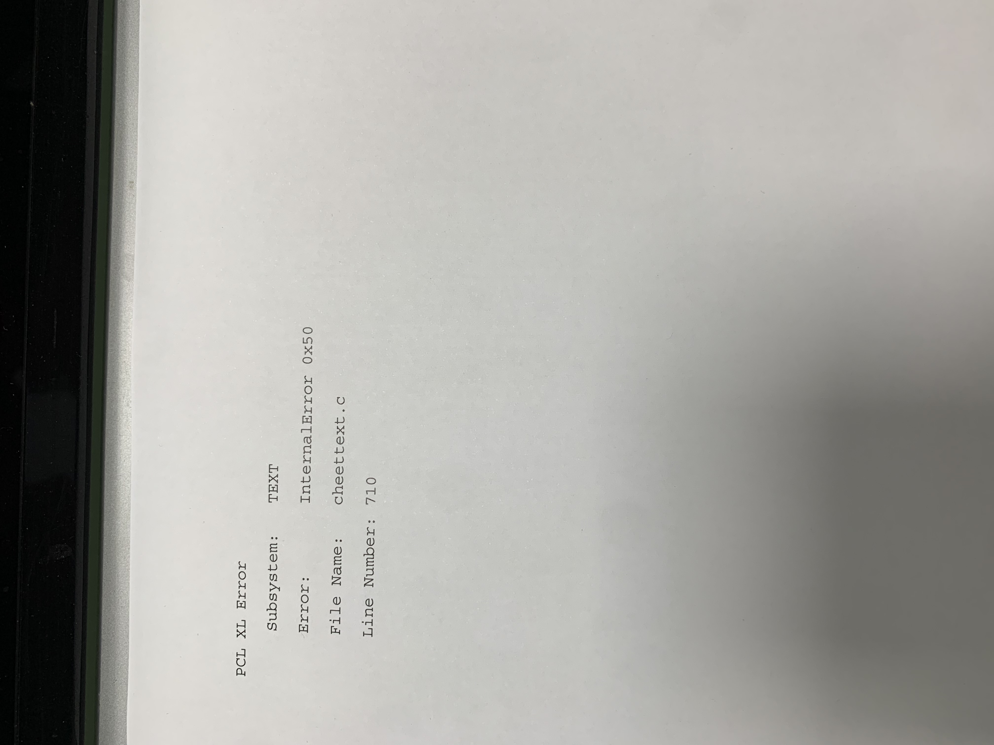 PCL XL Error HP Support Community 8967627