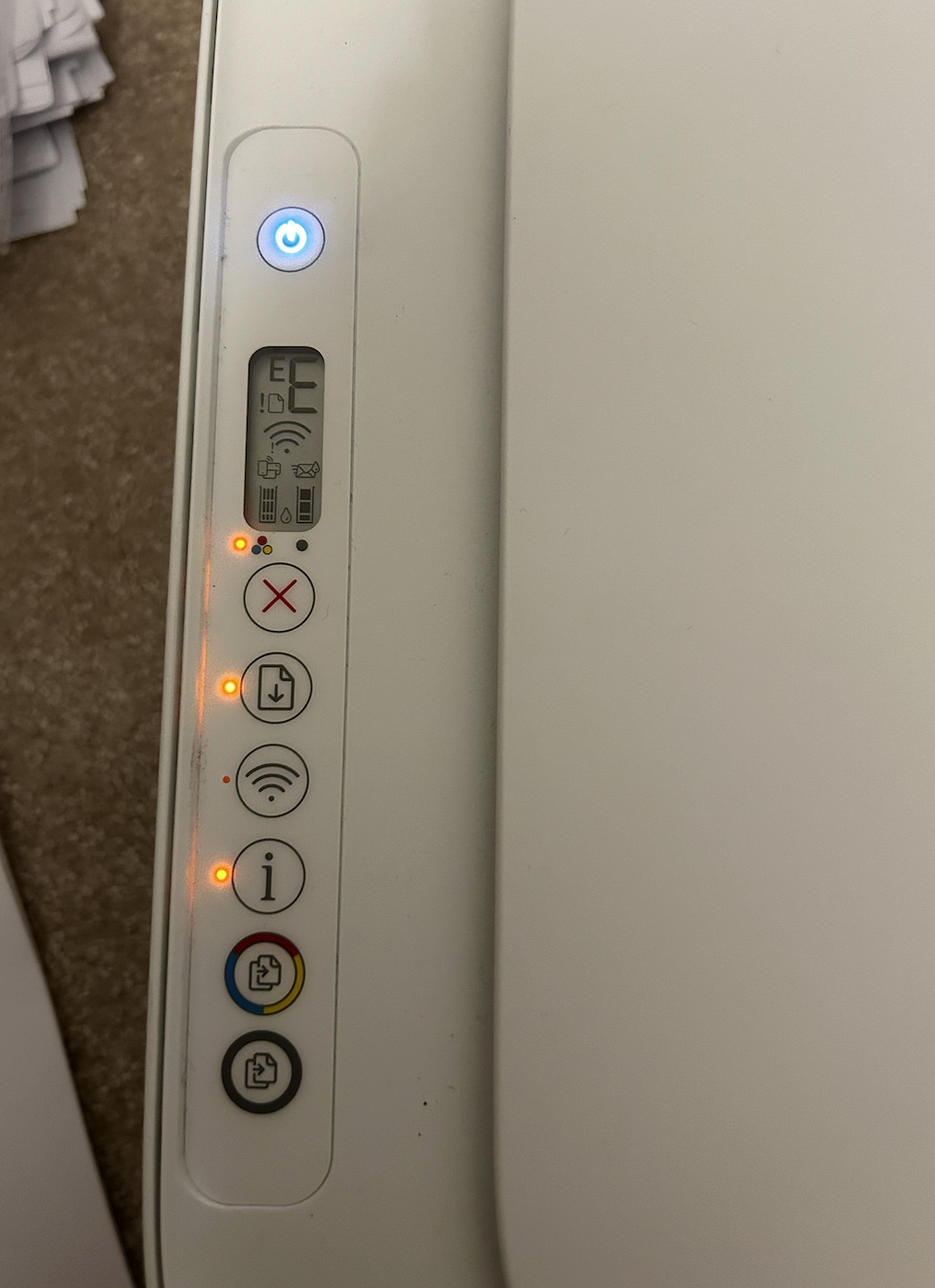 Hp 2710E double E error - image included! - HP Support Community - 8984522