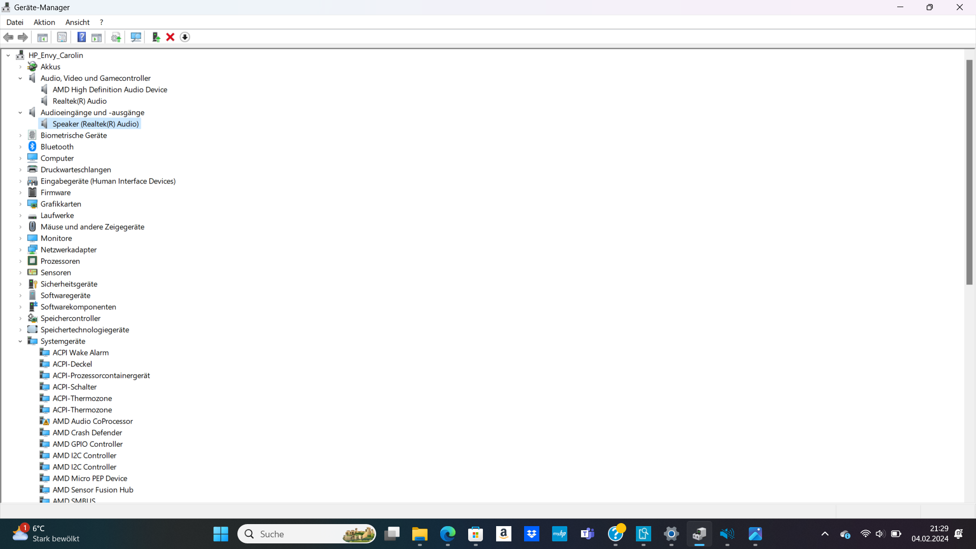 Internal microphone not detected and speakers only on 100 HP Support