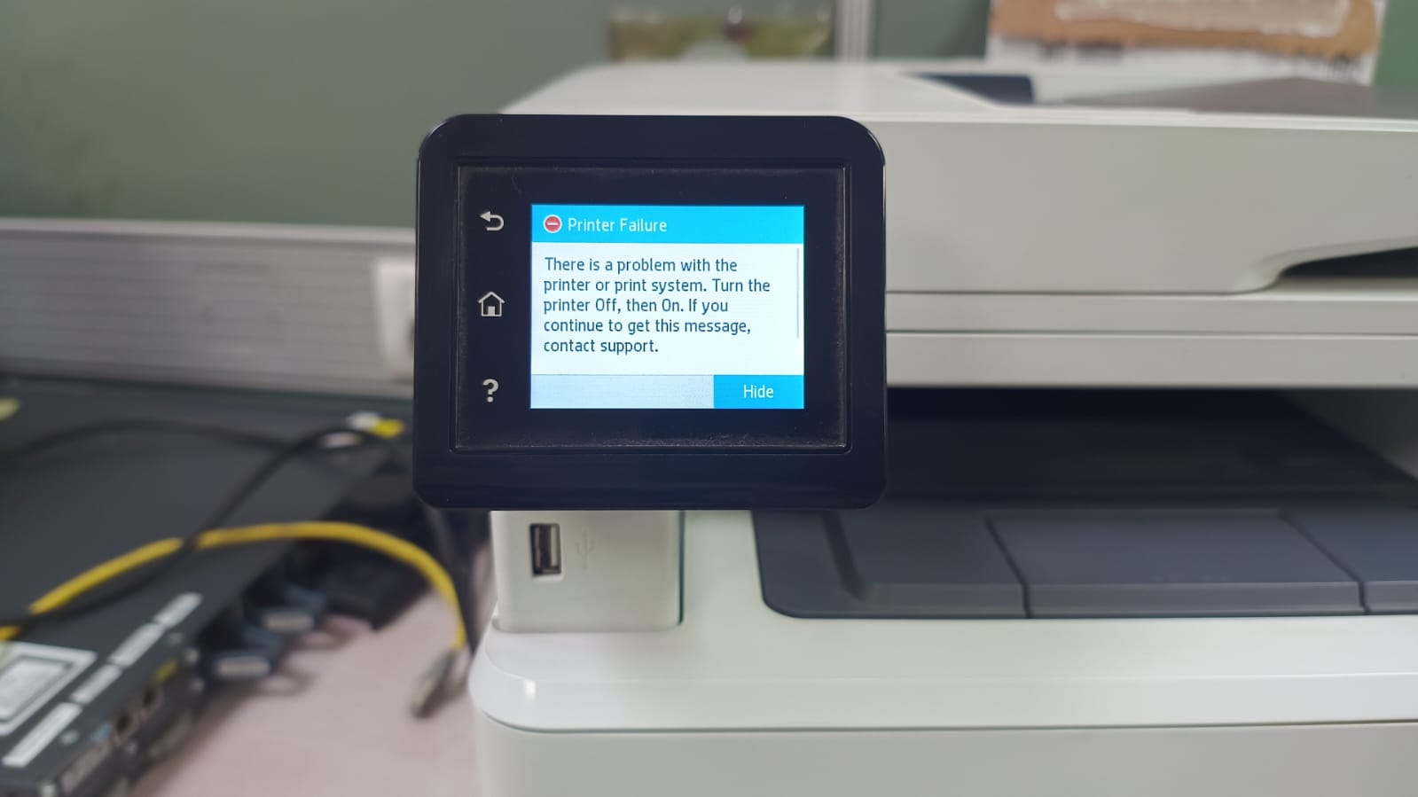 Printer Failure error HP Support Community 9002524