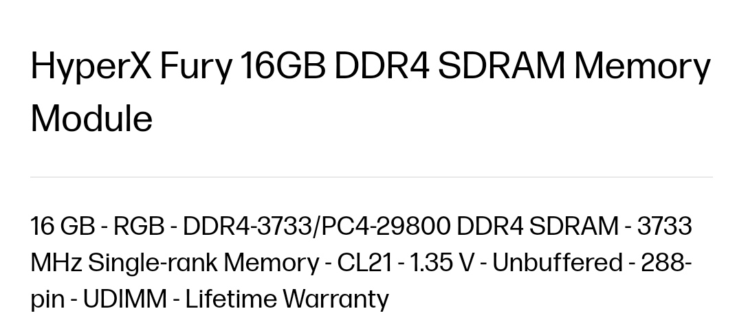 HyperX and Kingston FURY conflict (?) - HP Support Community
