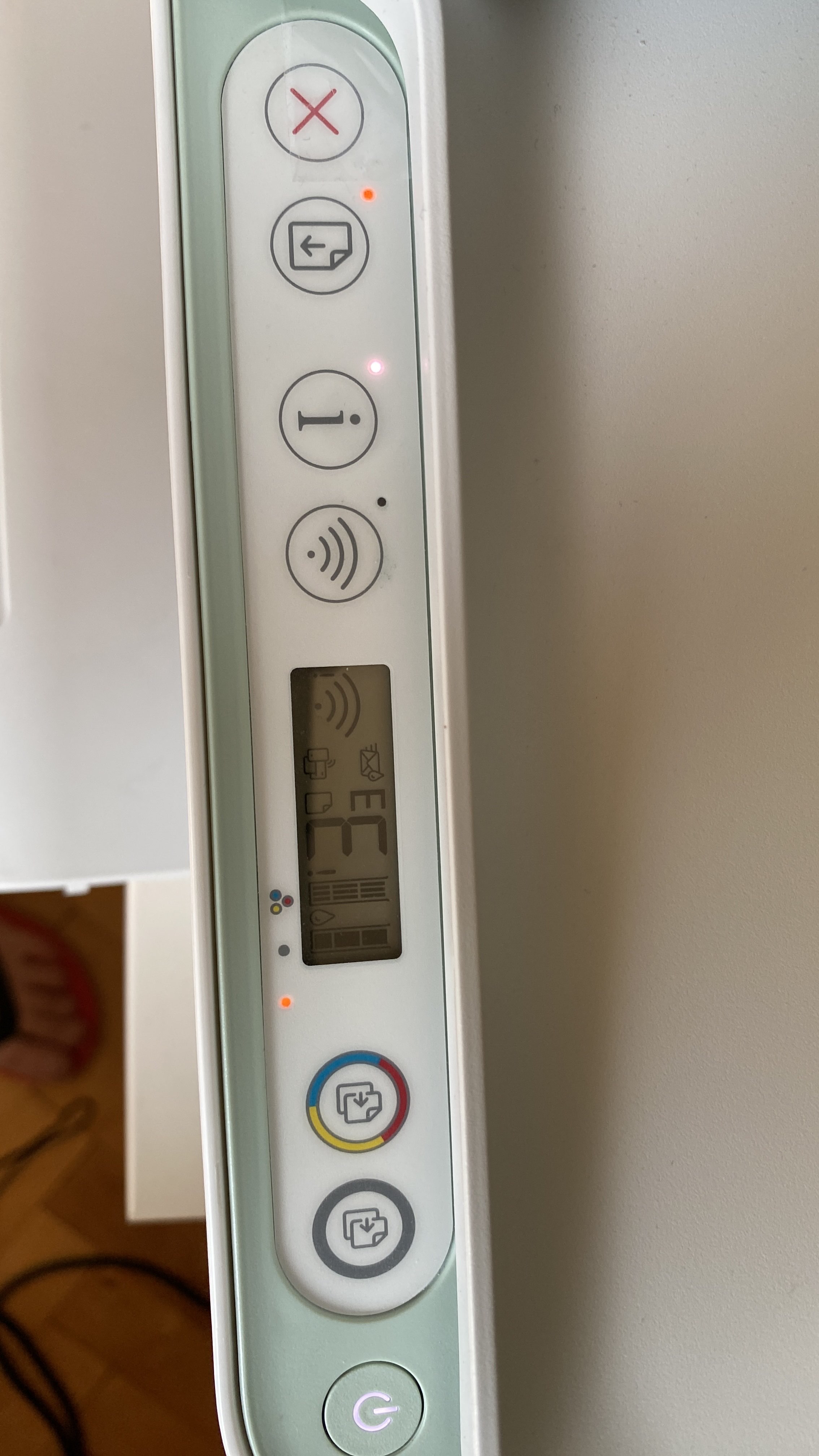 Hp 4122e blinking lights and ee error hp support community 9011832