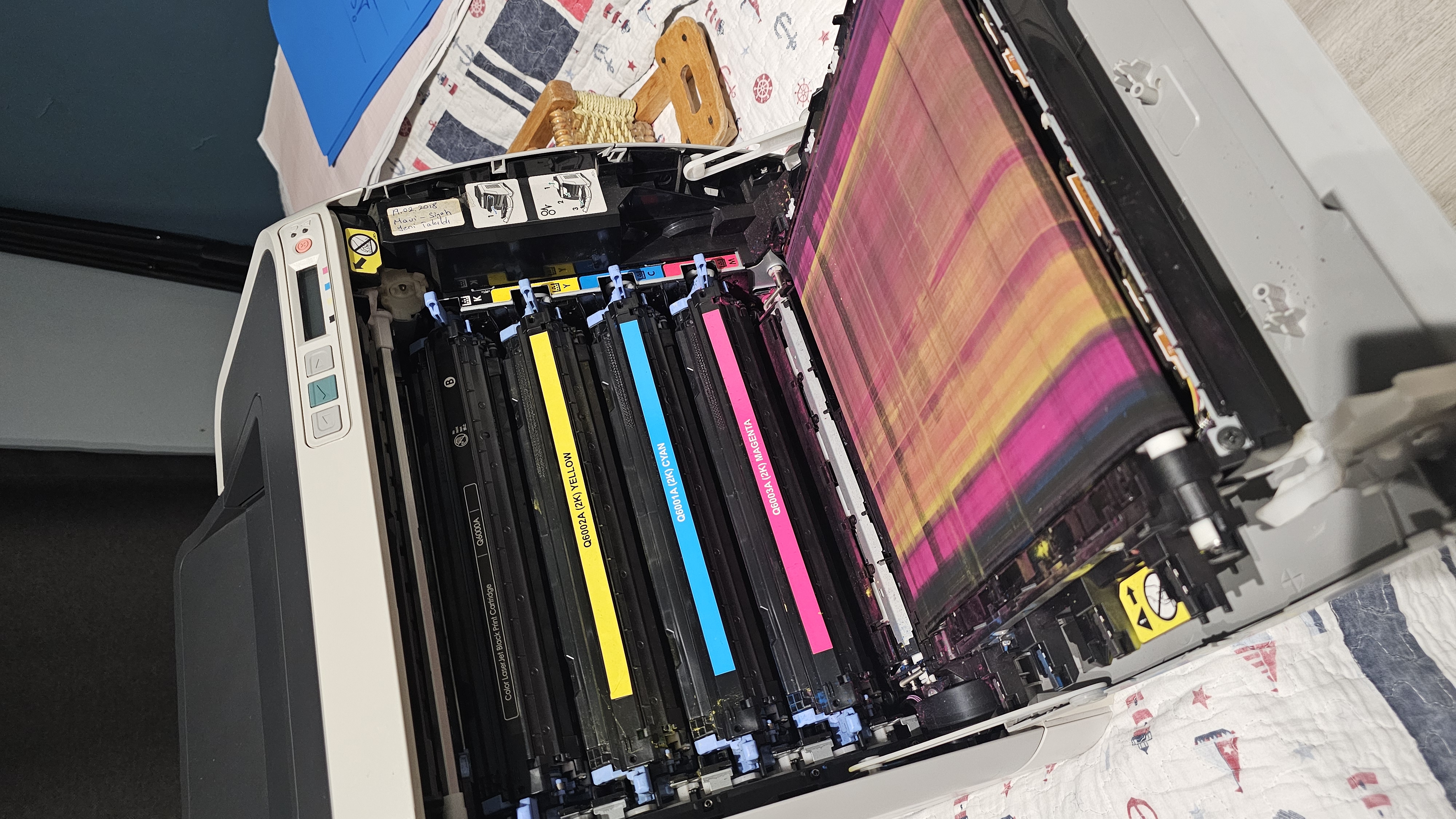 HP Laserjet 2605 messed up prints - HP Support Community - 9012014