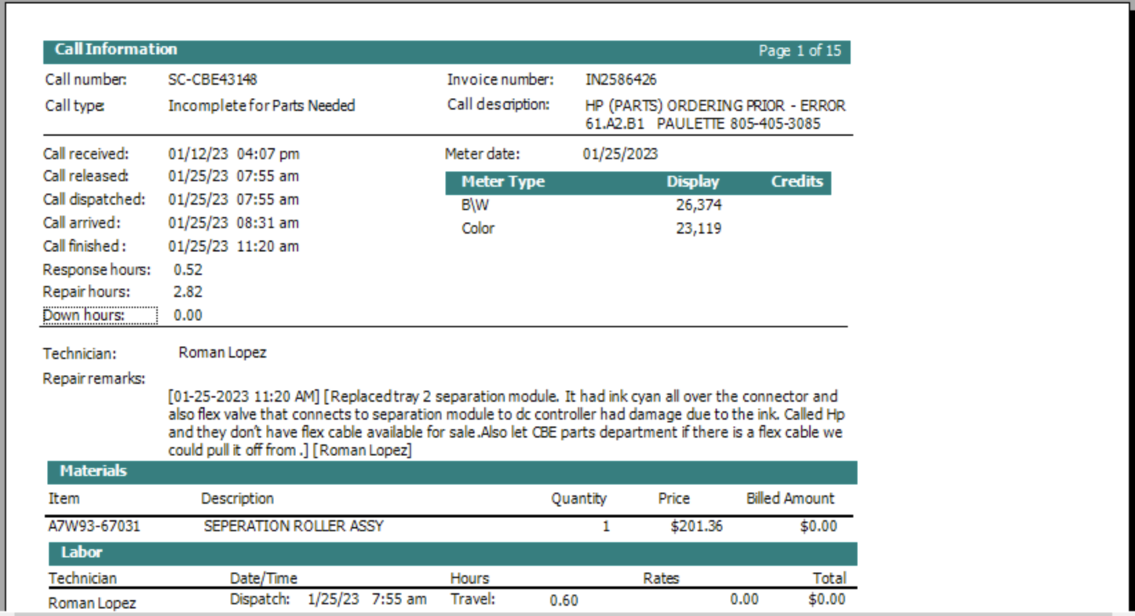 Need a part for discontinued printer HP PageWide P77740DN - HP Support ...