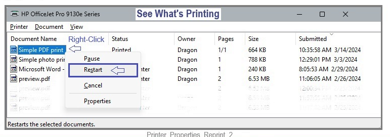 I have an HP 4155. How can I view the print queue and delet... - HP ...