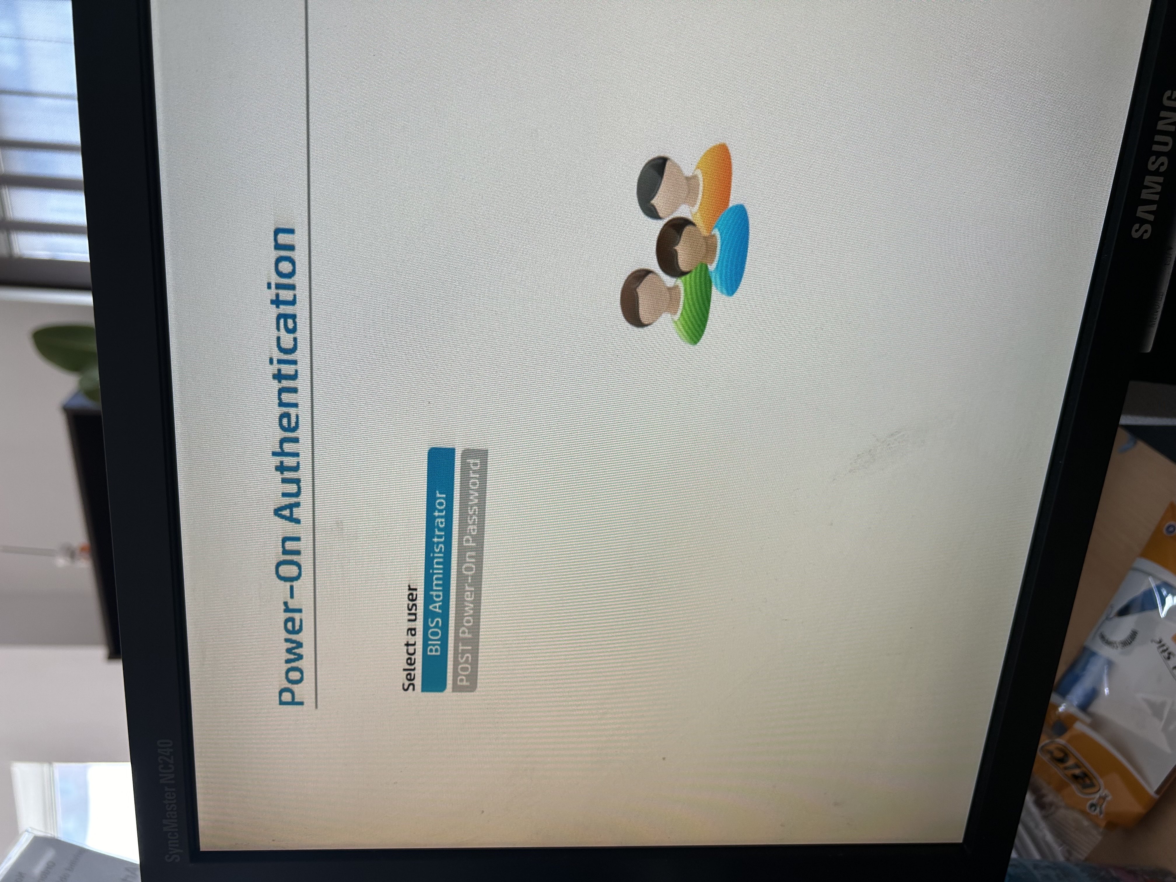 power-on authentification - HP Support Community - 9024459