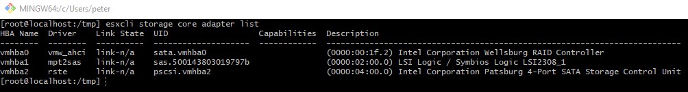 Adaptec 71605 HBA Controller + VMware ESXi 6.5.0 - HP Support Community ...
