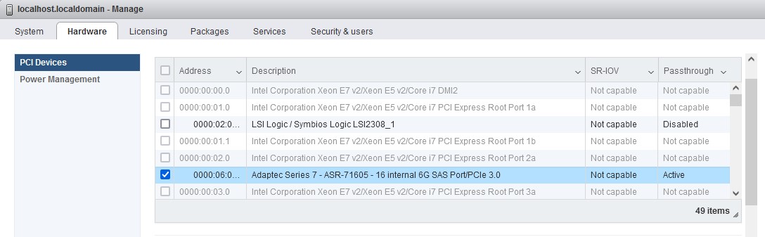 Adaptec 71605 HBA Controller + VMware ESXi 6.5.0 - HP Support Community ...