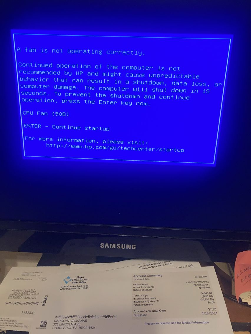 How can I determine if the computer fans are running properl... - HP ...