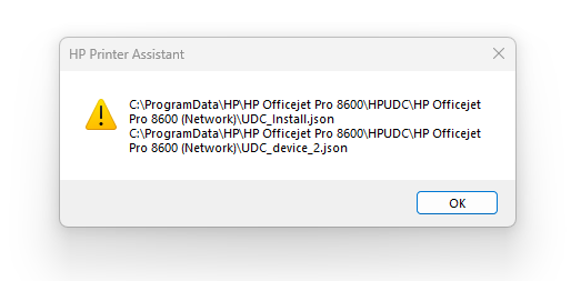 Issues when installing HP8600 Printer Driver - HP Support Community ...