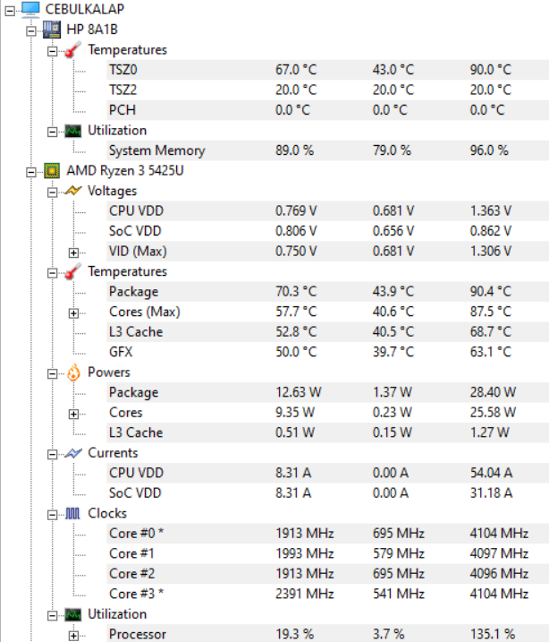 high temperature after connecting the charger - HP Support Community ...