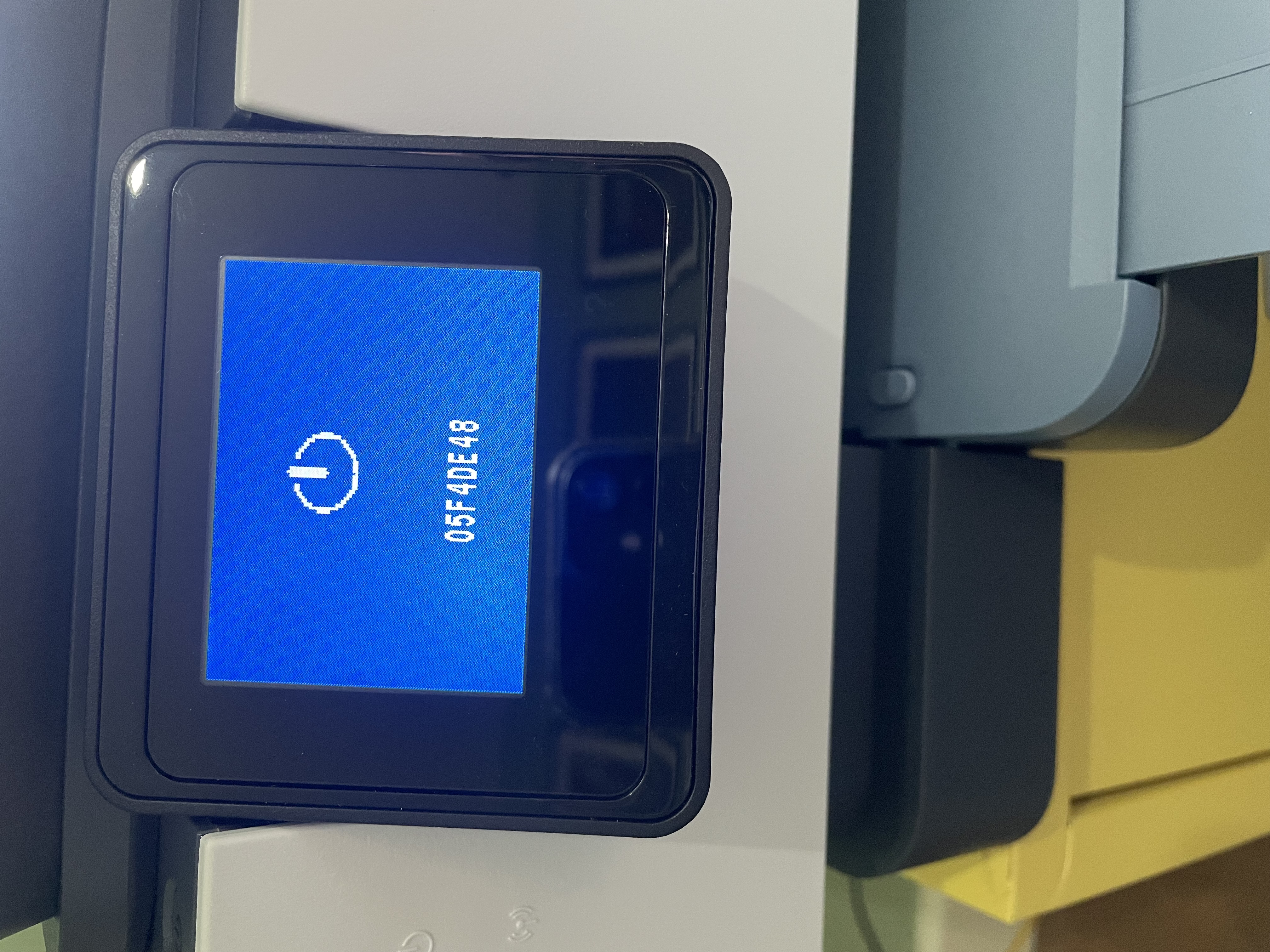 officejet 8134e blue screen error code 05F4DE48 - HP Support