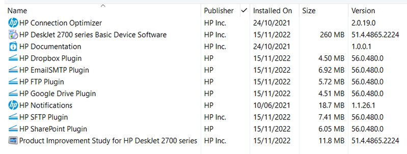 Installed HP Programs Listed in Progrmas & Feature_Capture_10May24.PNG