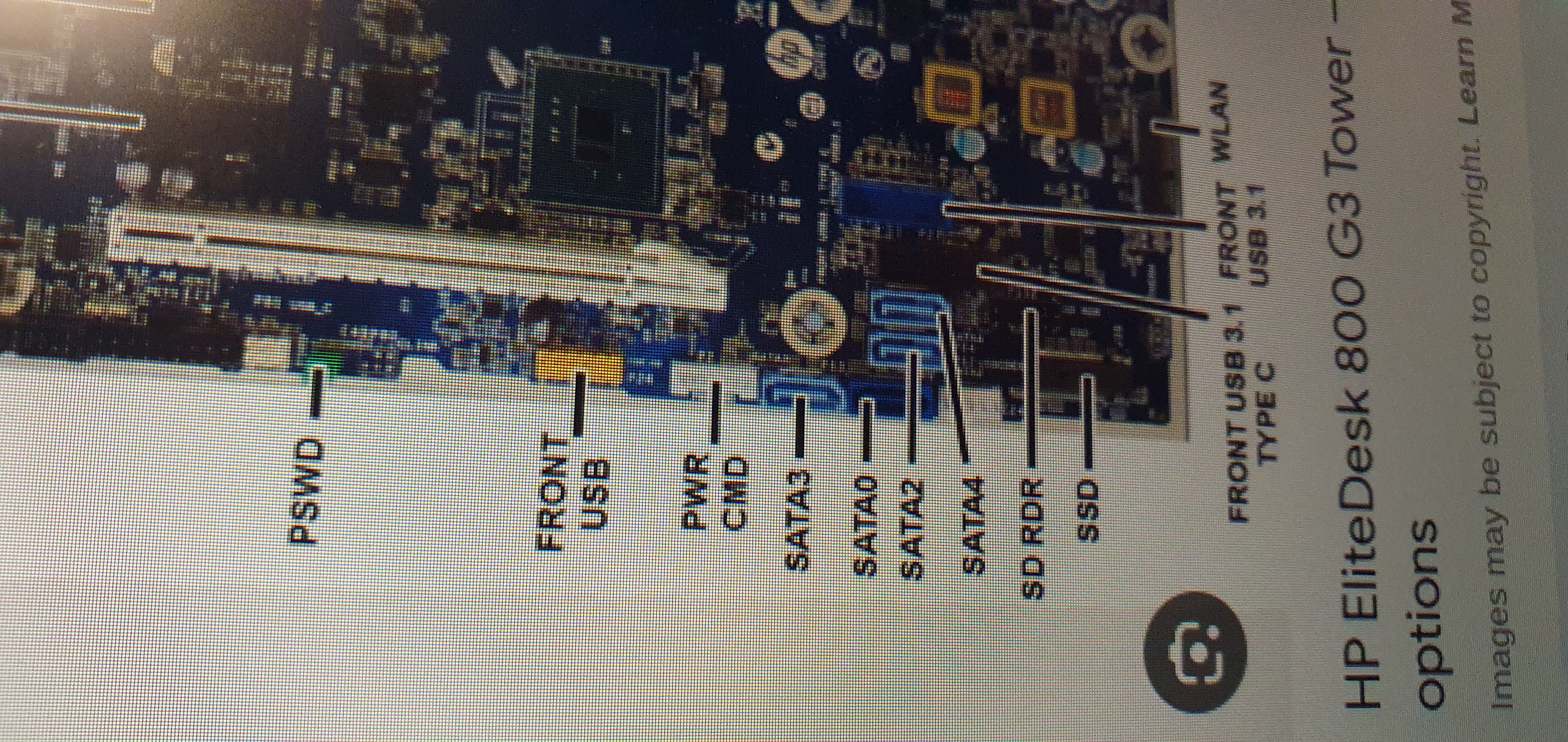 Where to install m.2 NVME SSD for HP EliteDesk SFF 800 G3 To