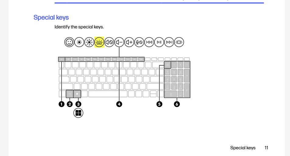 How to turn on keyboard light - HP Support Community - 9104332