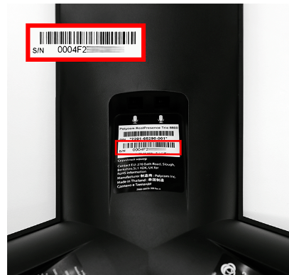 How to find the Serial Number on Poly IP conference phones - HP Support ...