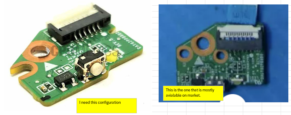 DAY62PPB8B0 power On/Off button - HP Support Community - 9125631