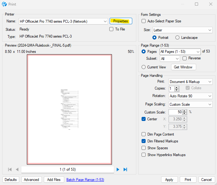 Printer Properties Infinite Loop - HP Support Community - 9130811