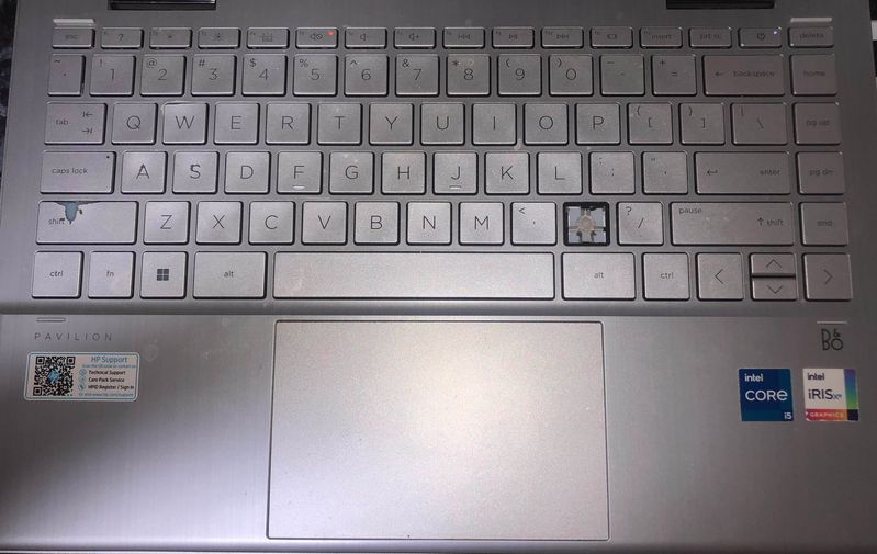 The whole keyboard