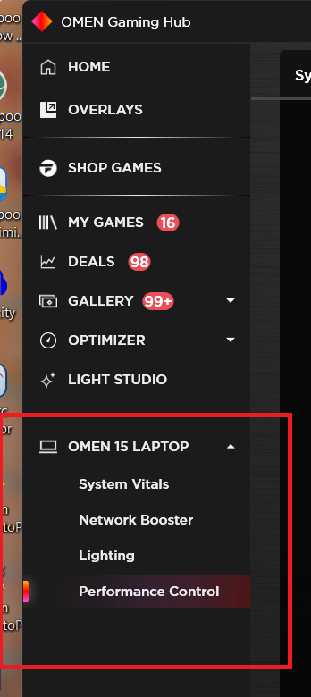 Performance mode not showing up anymore on Omen Gaming Hub - HP Support ...
