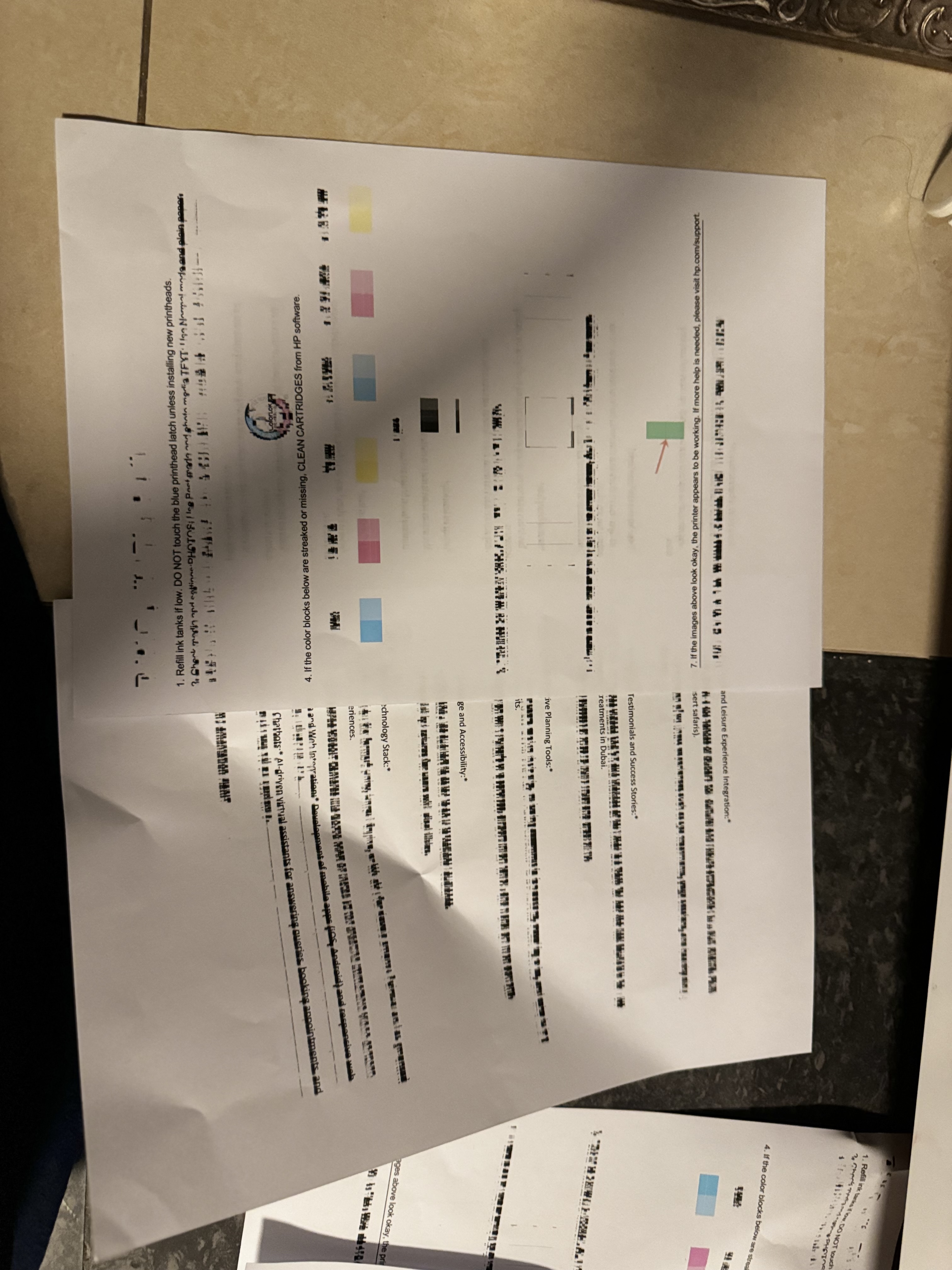 How to fix My Hp ink tank 415 Streaks in the print? - HP Support ...