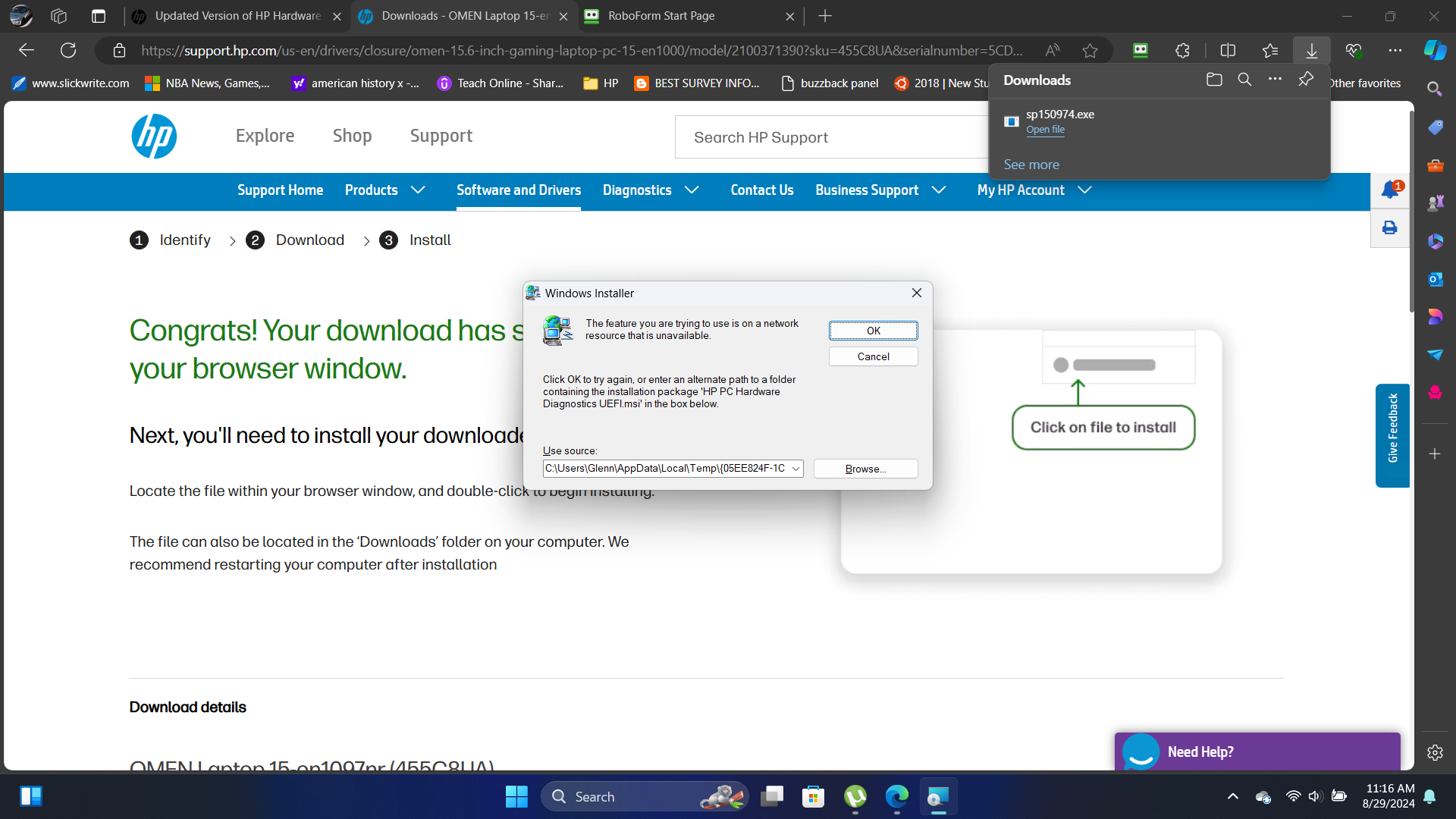 Solved: Software does not exist or does it install. - HP Support ...