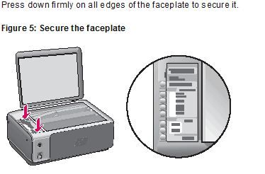 secure faceplate